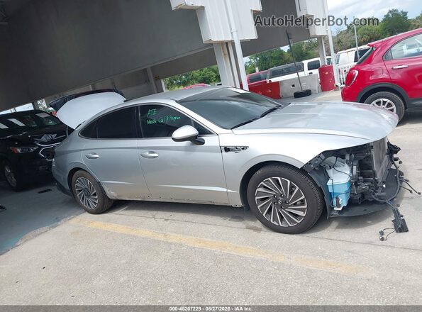KMHL34JJ4SA103191 2025 HYUNDAI SONATA HYBRID Silver Սալոնի 360 աստիճան տեսք
