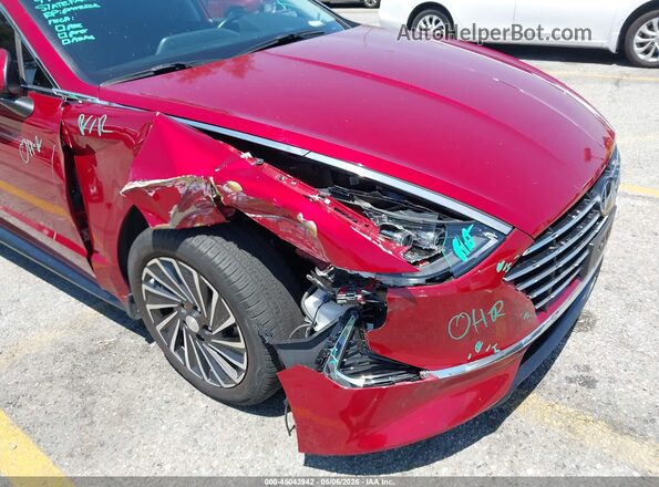 KMHL34JJ9PA062869 2023 HYUNDAI SONATA HYBRID Red 