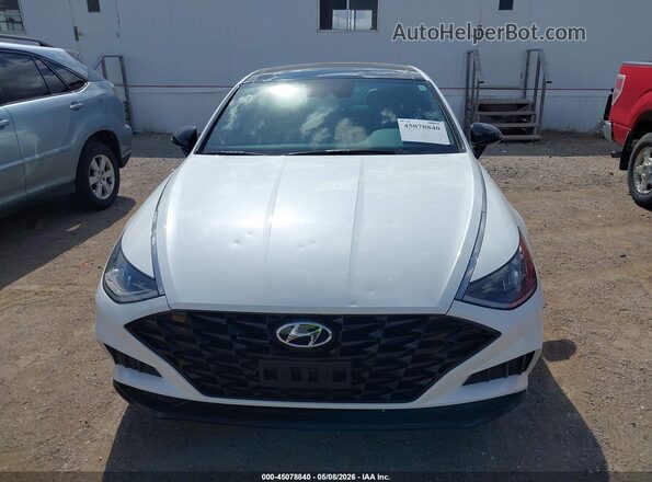 KMHL44J22NA235859 2022 HYUNDAI SONATA White Vista del cuadro de instrumentos