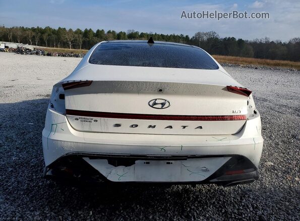 KMHL44J24PA303422 2023 HYUNDAI SONATA White Widok z tyłu