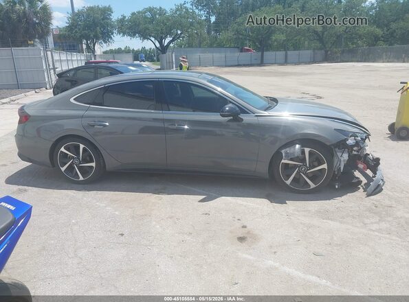 KMHL44J27PA276703 2023 HYUNDAI SONATA Gray Vista del cuadro de instrumentos