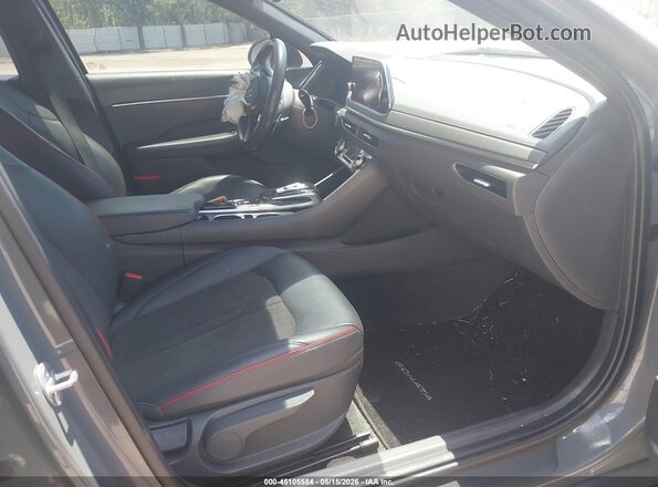KMHL44J27PA276703 2023 HYUNDAI SONATA Gray Vista interior delantera