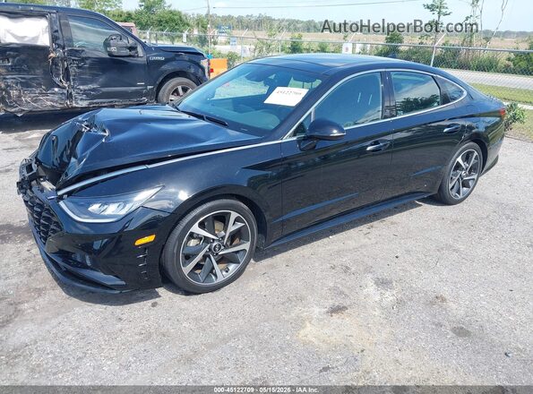 KMHL44J28PA272059 2023 HYUNDAI SONATA Black 