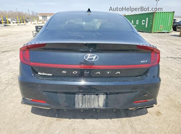 KMHL44J2XPA261449 2023 HYUNDAI SONATA Black Вид ззаду