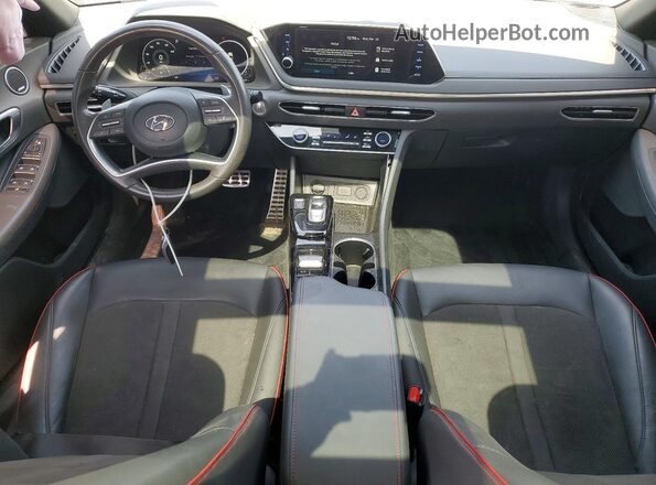 KMHL44J2XPA261449 2023 HYUNDAI SONATA Black Вид панелі приладів