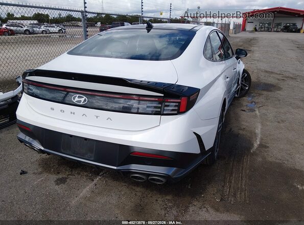 KMHL54JC3RA411829 2024 HYUNDAI SONATA White უკანა მარჯვენა