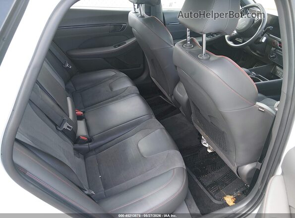 KMHL54JC3RA411829 2024 HYUNDAI SONATA White VIN კოდის სტიკერის ხედი