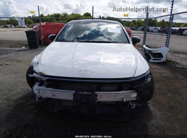 KMHL54JC3RA411829 2024 HYUNDAI SONATA White უკანა სალონის ხედი