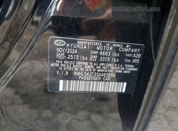 KMHL54JC3SA463886 2025 HYUNDAI SONATA Black 