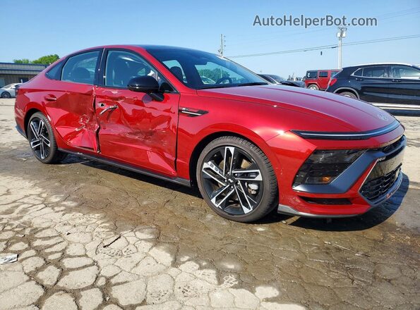 KMHL54JC3SA521074 2025 HYUNDAI SONATA Red Передня права чверть