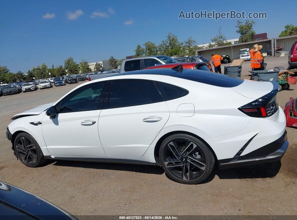 KMHL54JC4RA362138 2024 HYUNDAI SONATA White Vista interior de 360 grados