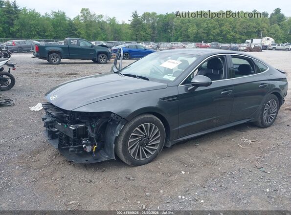 KMHL54JJ2RA100746 2024 HYUNDAI SONATA HYBRID Синий Передняя левая четверть