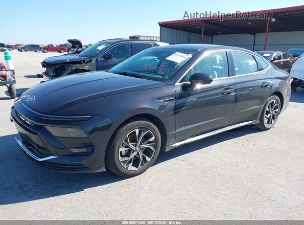 KMHL64JA1RA412702 2024 HYUNDAI SONATA Dark Blue Առջևի ձախ երեք քառորդ տեսարան