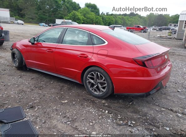KMHL64JA2MA151914 2021 HYUNDAI SONATA Red Trasero izquierdo