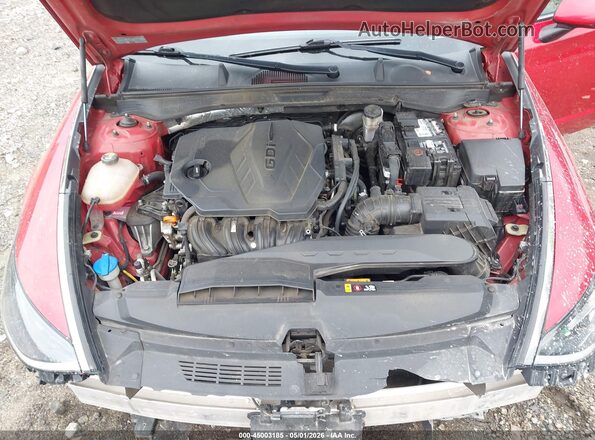KMHL64JA2MA151914 2021 HYUNDAI SONATA Red Vista trasera