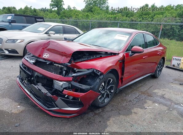 KMHL64JA2SA465754 2025 HYUNDAI SONATA Red Front left