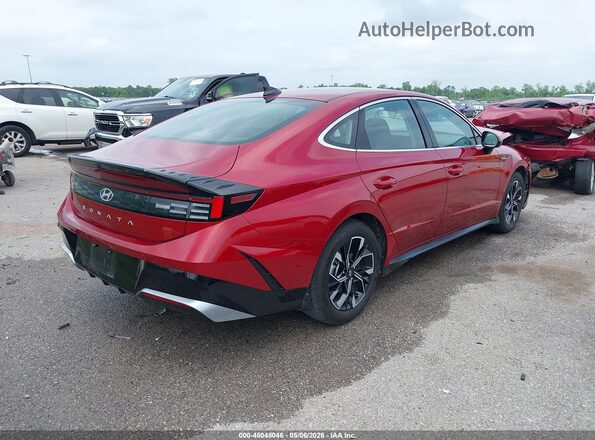 KMHL64JA2SA465754 2025 HYUNDAI SONATA Red Rear right