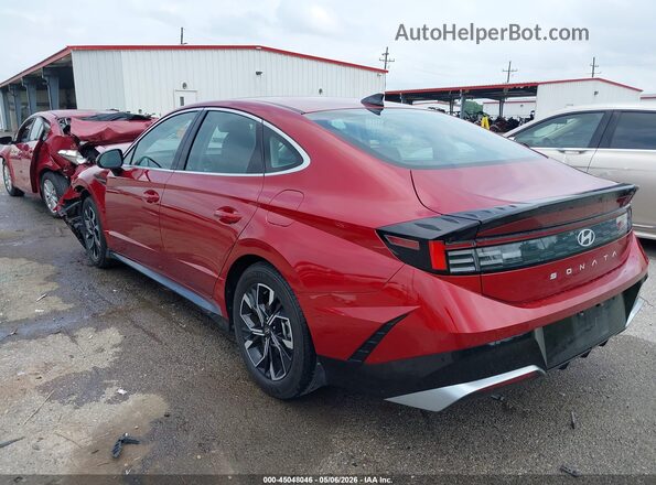 KMHL64JA2SA465754 2025 HYUNDAI SONATA Red Rear left