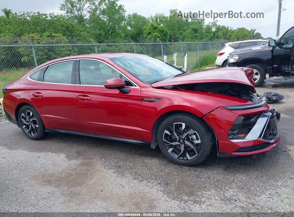 KMHL64JA2SA465754 2025 HYUNDAI SONATA Red Rear interior view