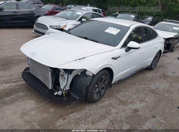 KMHL64JA6RA401775 2024 HYUNDAI SONATA White Առջևի ձախ երեք քառորդ տեսարան