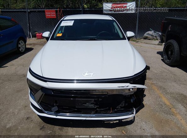 KMHL64JA8RA412325 2024 HYUNDAI SONATA White Widok zestawu wskaźników