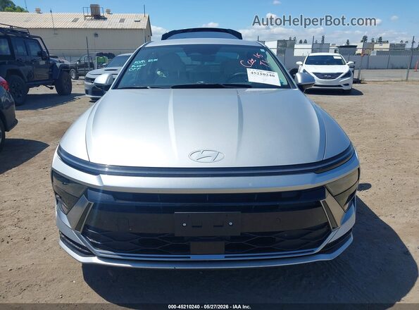 KMHL64JA8SA487323 2025 HYUNDAI SONATA Silver Vista interior trasera