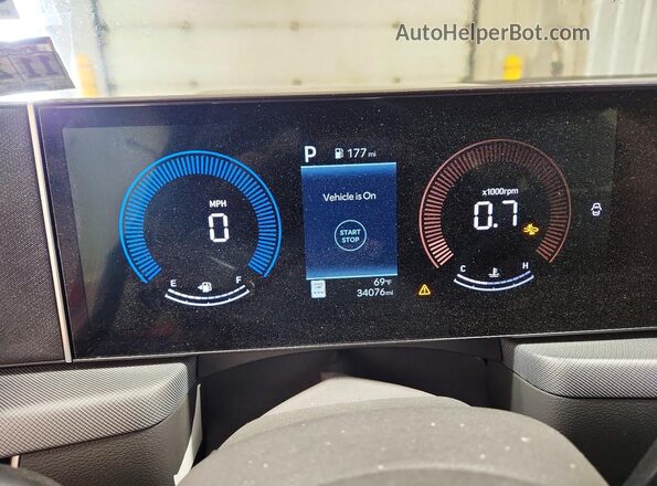 KMHL64JAXSA447566 2025 HYUNDAI SONATA Gray ხელსაწყოთა პანელის ხედი