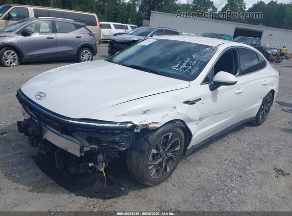 KMHL64JAXSA451889 2025 HYUNDAI SONATA Белый Передняя левая четверть