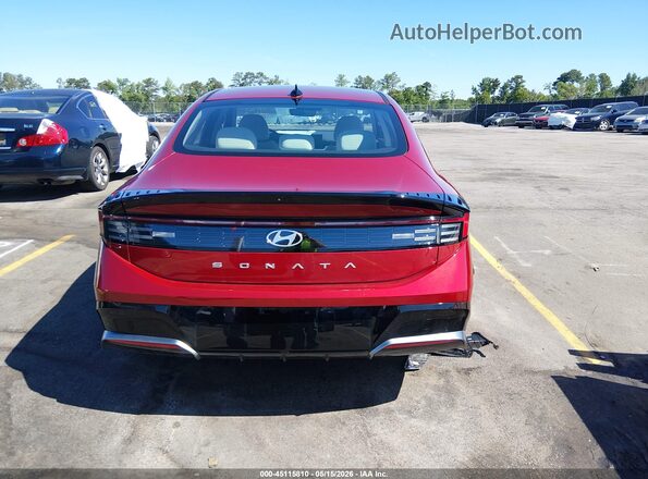 KMHL64JAXSA453111 2025 HYUNDAI SONATA Red 