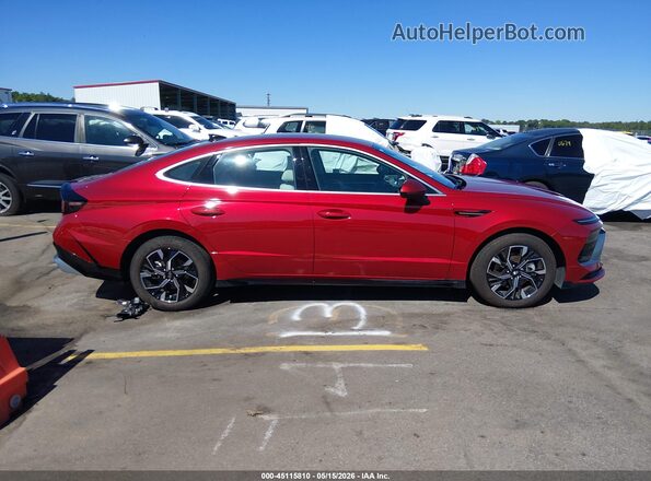 KMHL64JAXSA453111 2025 HYUNDAI SONATA Red Вид задньої частини салону