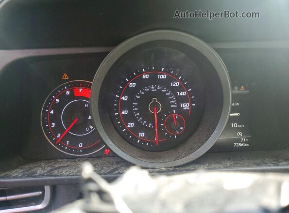 KMHLL4AG2MU173584 2021 HYUNDAI ELANTRA Black Widok zestawu wskaźników