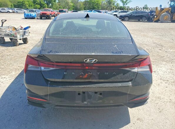 KMHLL4AG2MU173584 2021 HYUNDAI ELANTRA Black Widok z tyłu