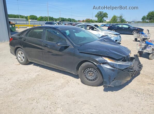 KMHLL4AG2MU173584 2021 HYUNDAI ELANTRA Black Przód prawy