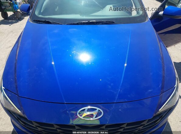 KMHLL4AG2PU455101 2023 HYUNDAI ELANTRA Blue Вид спереду