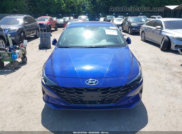 KMHLL4AG2PU455101 2023 HYUNDAI ELANTRA Blue Вид щитка приладів