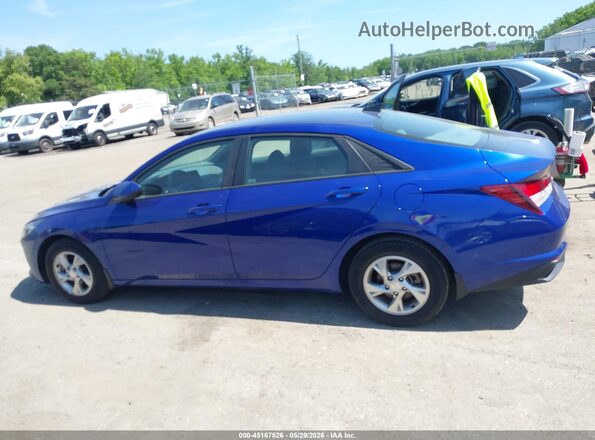 KMHLL4AG2PU455101 2023 HYUNDAI ELANTRA Blue Панорамний вид салону 360°