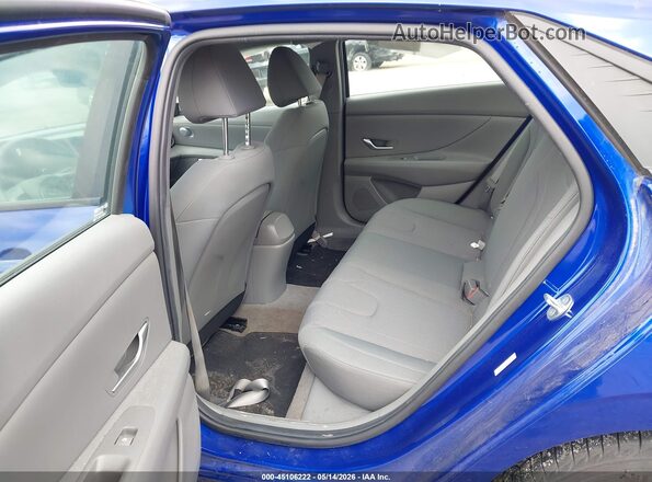 KMHLL4AG4MU131014 2021 HYUNDAI ELANTRA Blue VIN კოდის სტიკერის ხედი