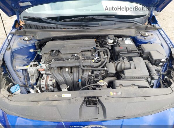 KMHLL4AG4MU131014 2021 HYUNDAI ELANTRA Blue უკანა ხედი