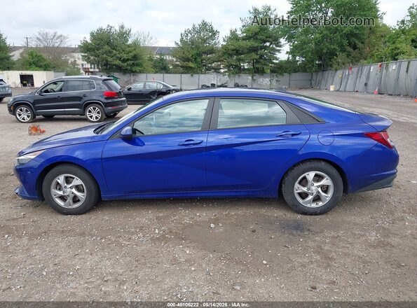 KMHLL4AG4MU131014 2021 HYUNDAI ELANTRA Blue სალონის 360-გრადუსიანი ხედი