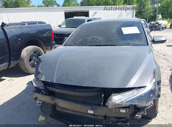 KMHLL4AG5PU574499 2023 HYUNDAI ELANTRA Серый Вид щитка приборов