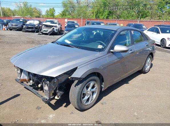 KMHLL4AG6MU067462 2021 HYUNDAI ELANTRA Silver წინა ხედი