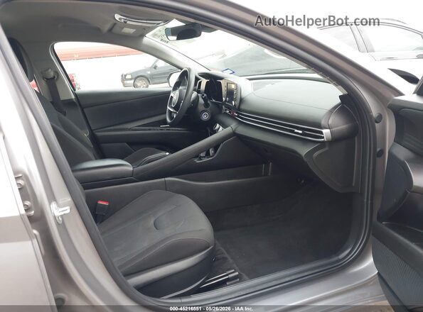 KMHLL4AG6MU069812 2021 HYUNDAI ELANTRA Silver Widok wnętrza z przodu