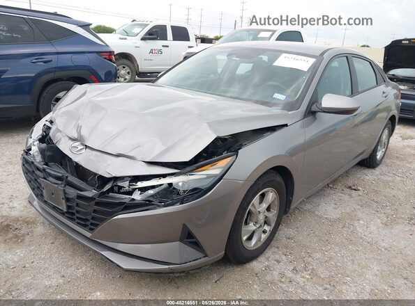 KMHLL4AG6MU069812 2021 HYUNDAI ELANTRA Silver Przód lewy
