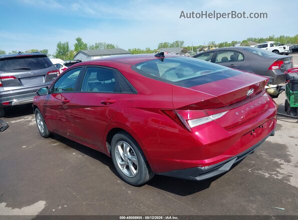 KMHLL4AG8PU563903 2023 HYUNDAI ELANTRA Red Հետևի ձախ
