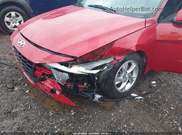 KMHLL4AG9MU121496 2021 HYUNDAI ELANTRA Темно-бордовый 