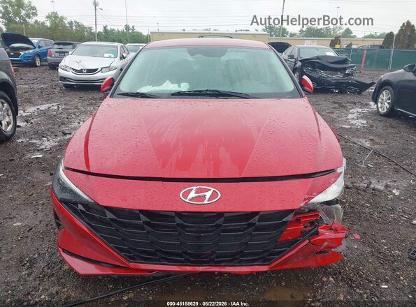 KMHLL4AG9MU121496 2021 HYUNDAI ELANTRA Темно-бордовый 