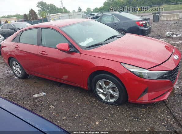 KMHLL4AG9MU121496 2021 HYUNDAI ELANTRA Темно-бордовый 