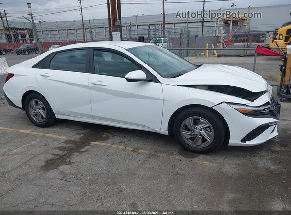 KMHLL4DG0SU012191 2025 HYUNDAI ELANTRA White Vista interior trasera