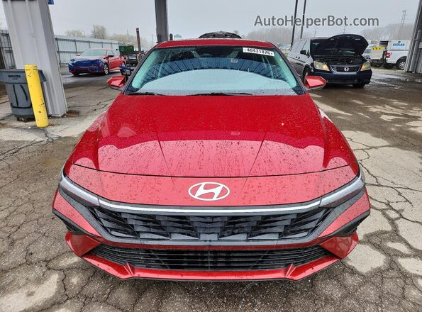 KMHLL4DG0SU922889 2025 HYUNDAI ELANTRA Red Vista frontal