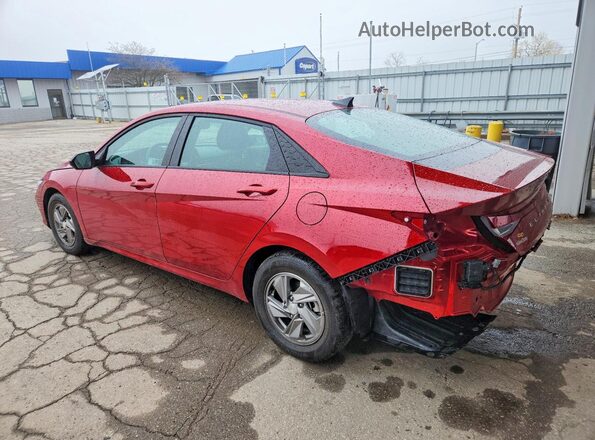 KMHLL4DG0SU922889 2025 HYUNDAI ELANTRA Red Trasero izquierdo
